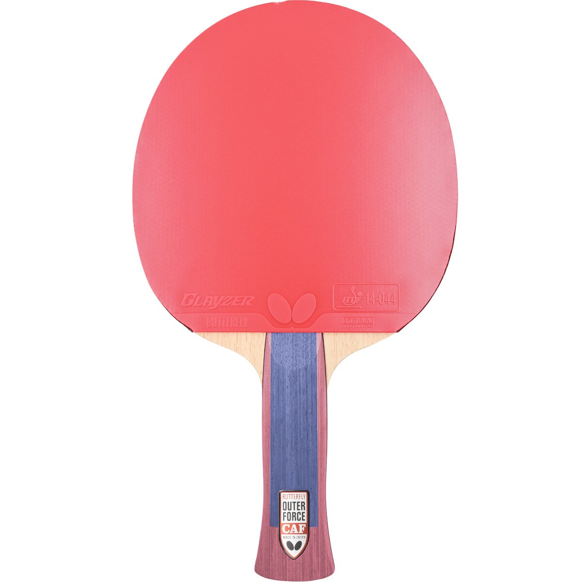 Butterfly Table Tennis - Outerforce CAF Pro-Line with Glayzer - Anatomic (AN) - Front